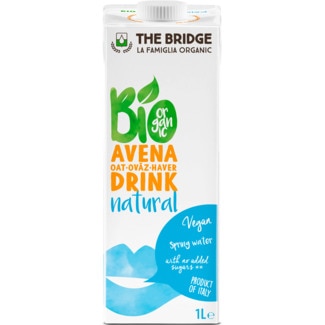 Bebida Bio de Aveia Natural embalagem 1 L - The Bridge
