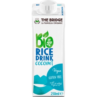 Bebida Bio de Arroz e Coco embalagem 250 ml - The Bridge