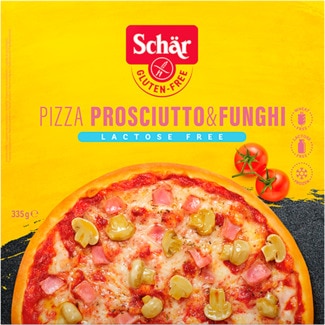 Pizza Congelada sem Lactose Fiambre e Cogumelos embalagem 335 g - Schar