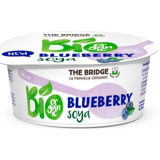 Iogurte Bio de Soja e Mirtilo embalagem 125 g - The Bridge
