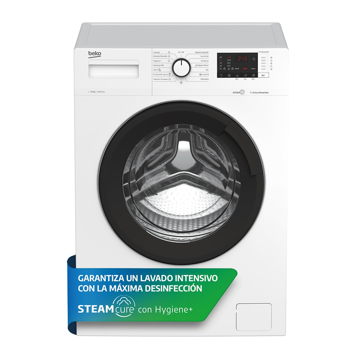 Lavadora Beko 10 kg / 1.400 rpm - WTA 10712 XSWR Blanco-2