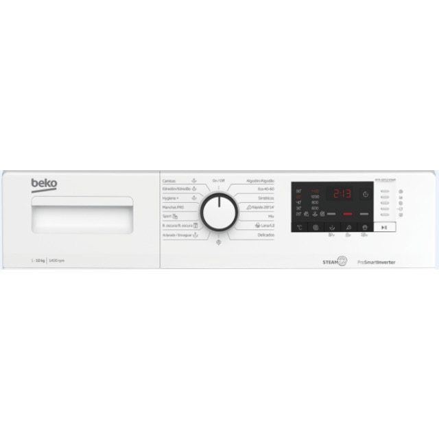 Lavadora Beko 10 kg / 1.400 rpm - WTA 10712 XSWR Blanco-5