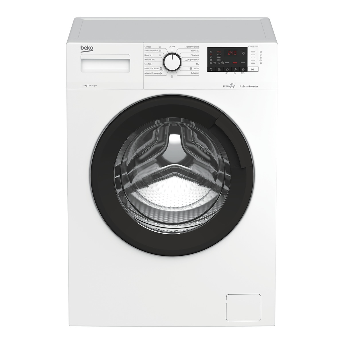 Lavadora Beko 10 kg / 1.400 rpm - WTA 10712 XSWR Blanco-1