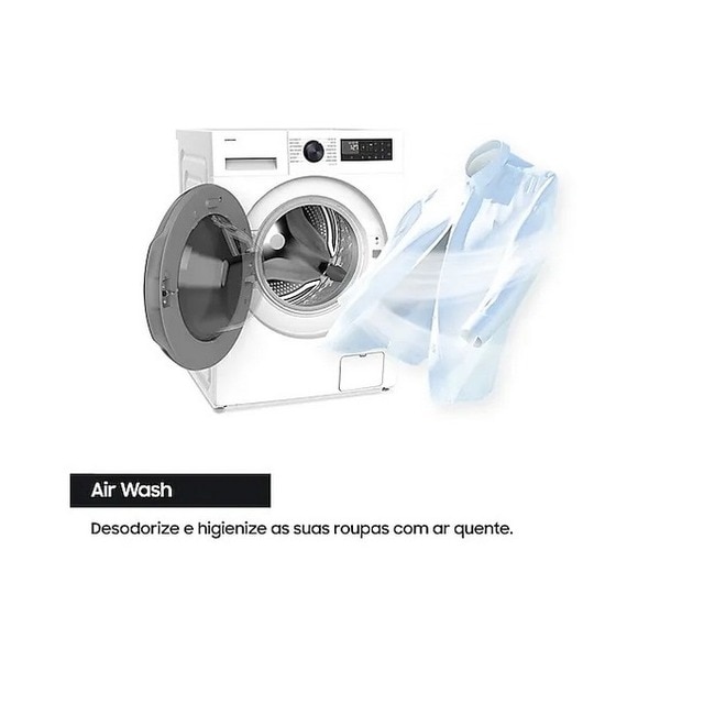 Máquina de Lavar e Secar Roupa Samsung WD90DG5B15BEEP AI Eco Bubble™ de 9/6 kg - Branco Branco-7