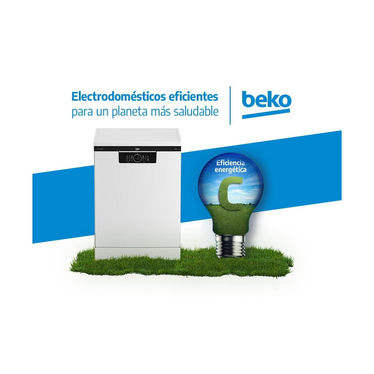 Lavavajillas Beko 14 servicios, 60 cm - BDFN26440WC Blanco-13