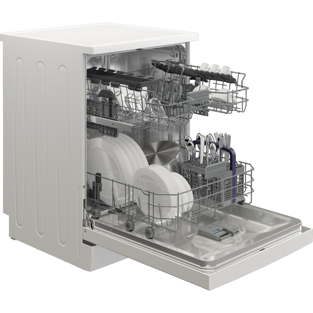 Lavavajillas Beko 14 servicios, 60 cm - BDFN26440WC Blanco-5