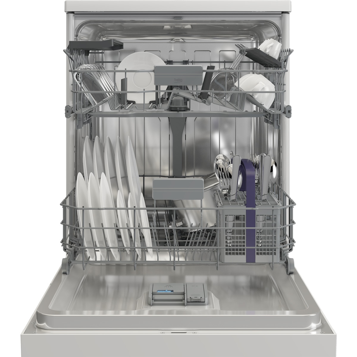 Lavavajillas Beko 14 servicios, 60 cm - BDFN26440WC Blanco-11
