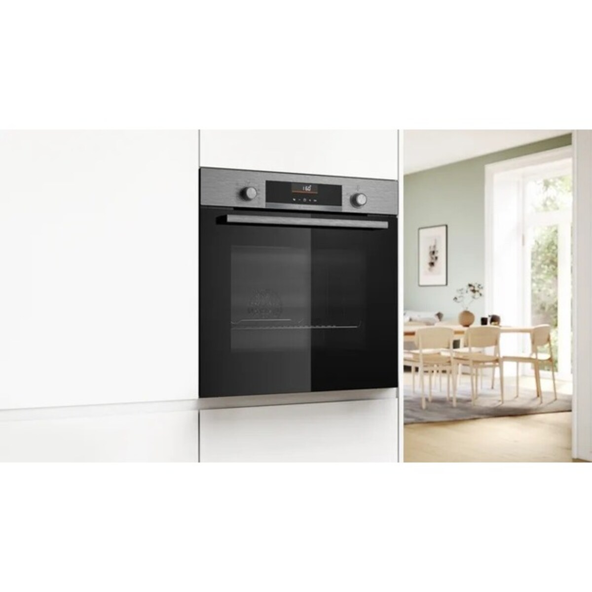 Forno Multifunções Bosch Serie 6 HBG536ES3 Limpeza EcoClean, Hidrolítico e de 71 Litros - Inox Preto / Inox-5