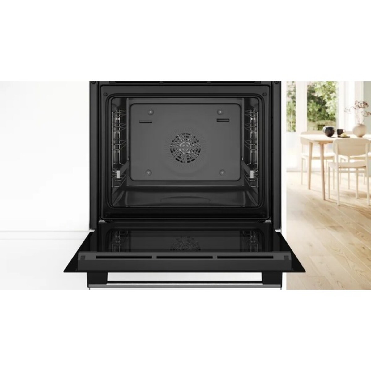 Forno Multifunções Bosch Serie 6 HBG536ES3 Limpeza EcoClean, Hidrolítico e de 71 Litros - Inox Preto / Inox-3