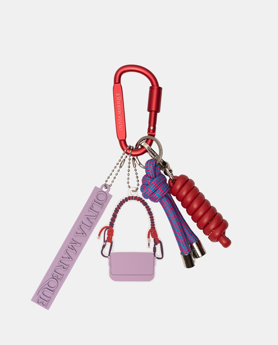 Porta-Chaves Modelo Purple Fantasy Charm Lilás-1