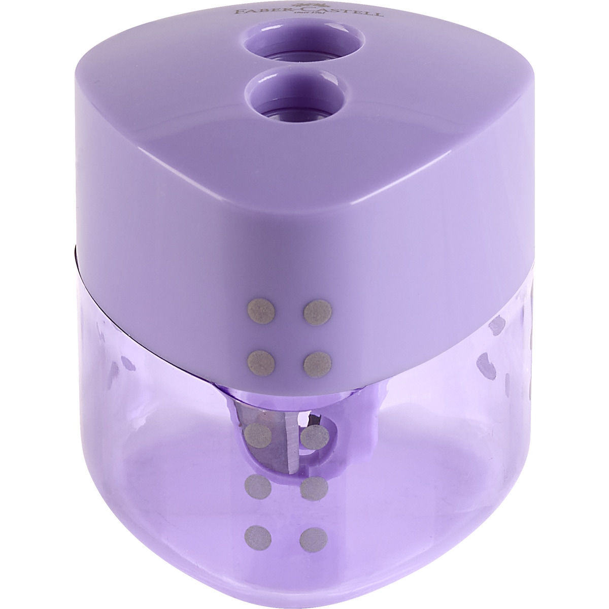 Bliste afilalapices auto grip doble Faber-Castell violeta pastel Violeta pastel-3