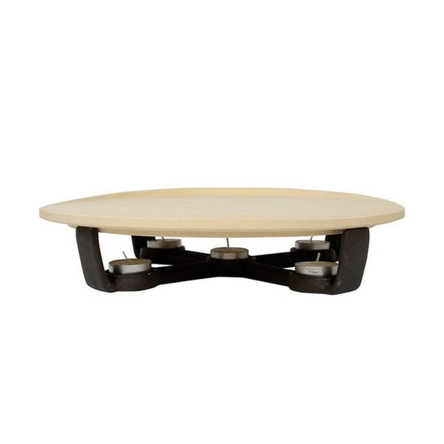 Imagem 0 de Pedra de Pizza com Base Rechaud em Ferro Fundido
