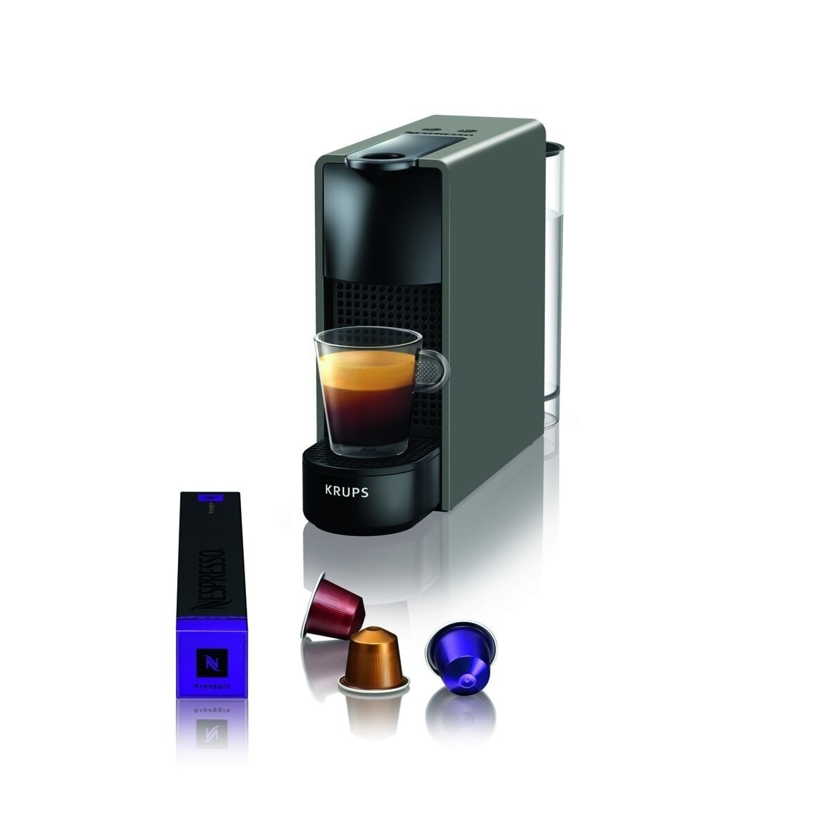Máquina de Café Krups Nespresso Essenza Mini Black XN110810 para Cápsulas - Preto Cinzento-6