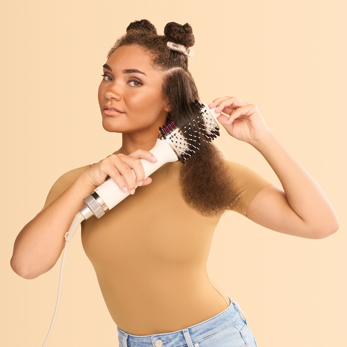 Secador e Modelador de Cabelo Shark HD440SLEU FlexStyle 5 em 1 de 1400 W - Champanhe Seda-13