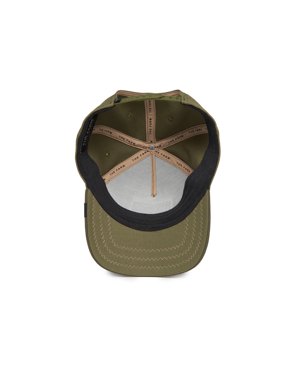 Boné Trucker com Emblema à Frente Verde-5