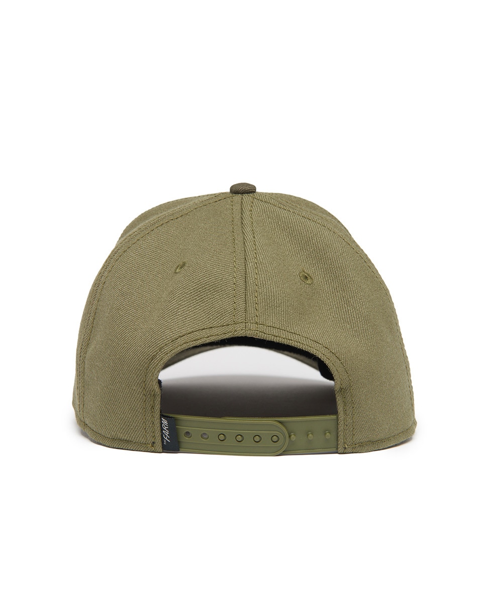 Boné Trucker com Emblema à Frente Verde-3