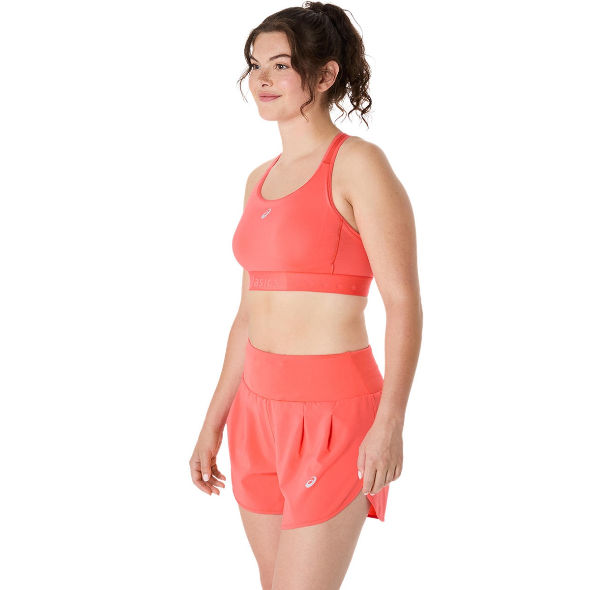 Tops de Running de Mulher Road Compression Bra Laranja-3