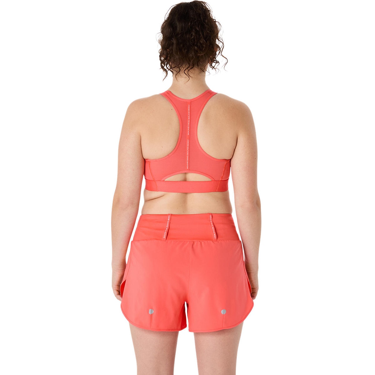 Tops de Running de Mulher Road Compression Bra Laranja-2