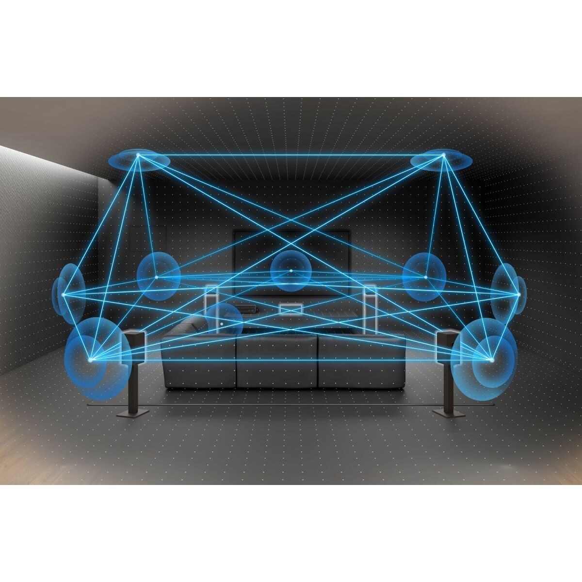Amplificador A/V Sony TA-AN1000 de 7,2 Canais e 8K Preto-8