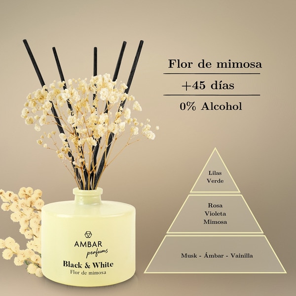 Perfums Black and White Duftstäbchen Mimosenblüte