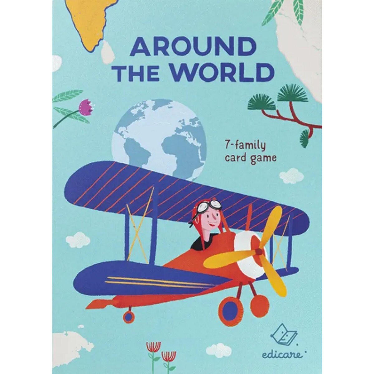 Around the world card game 7 families 1