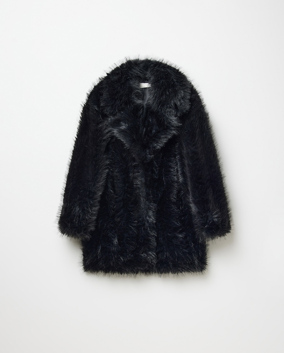 Abrigo Pelo Sintético Abrigos De Piel Sfera Abrigo Chaleco Conejo