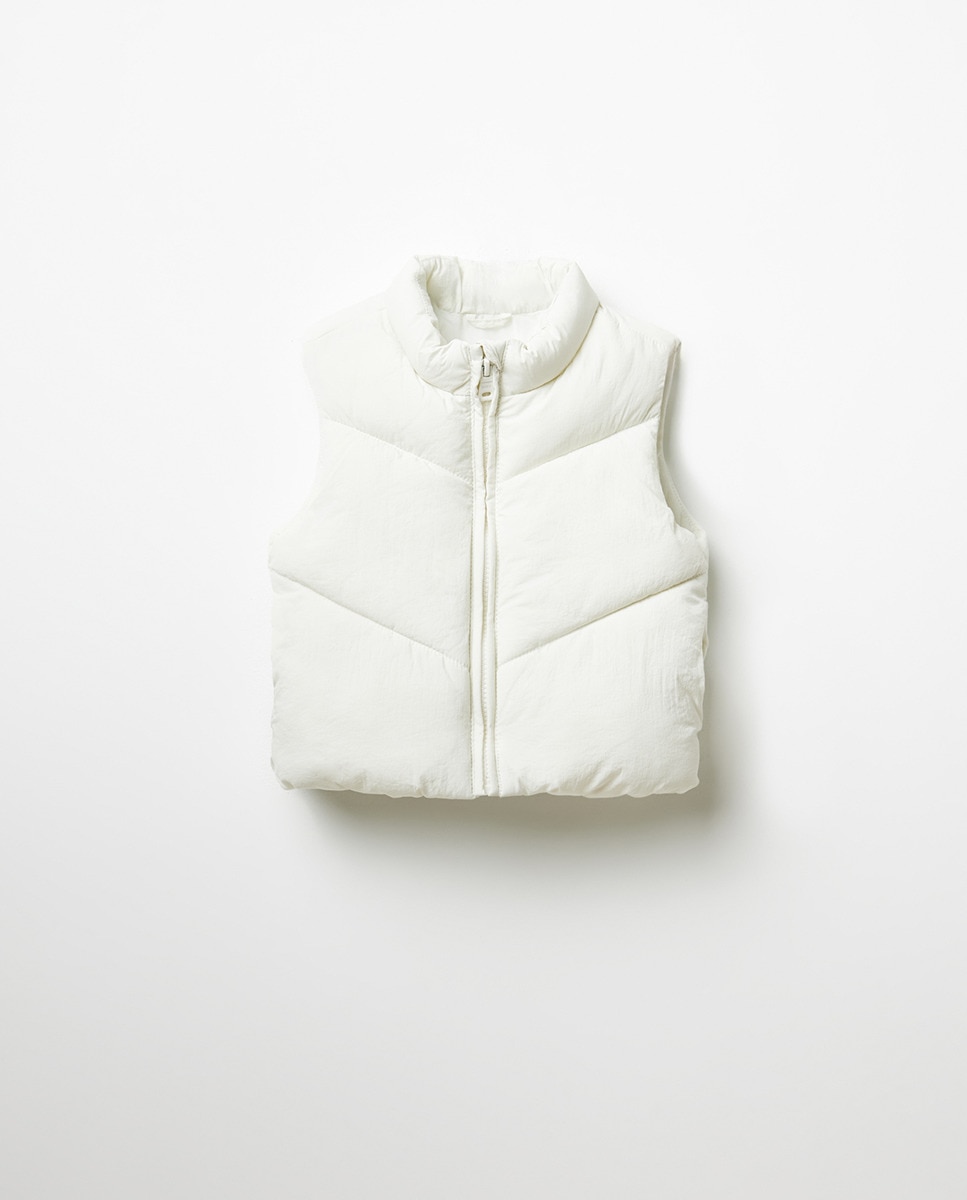 Abrigos Chaleco Blanco Sfera Chaleco Blanco Sfera