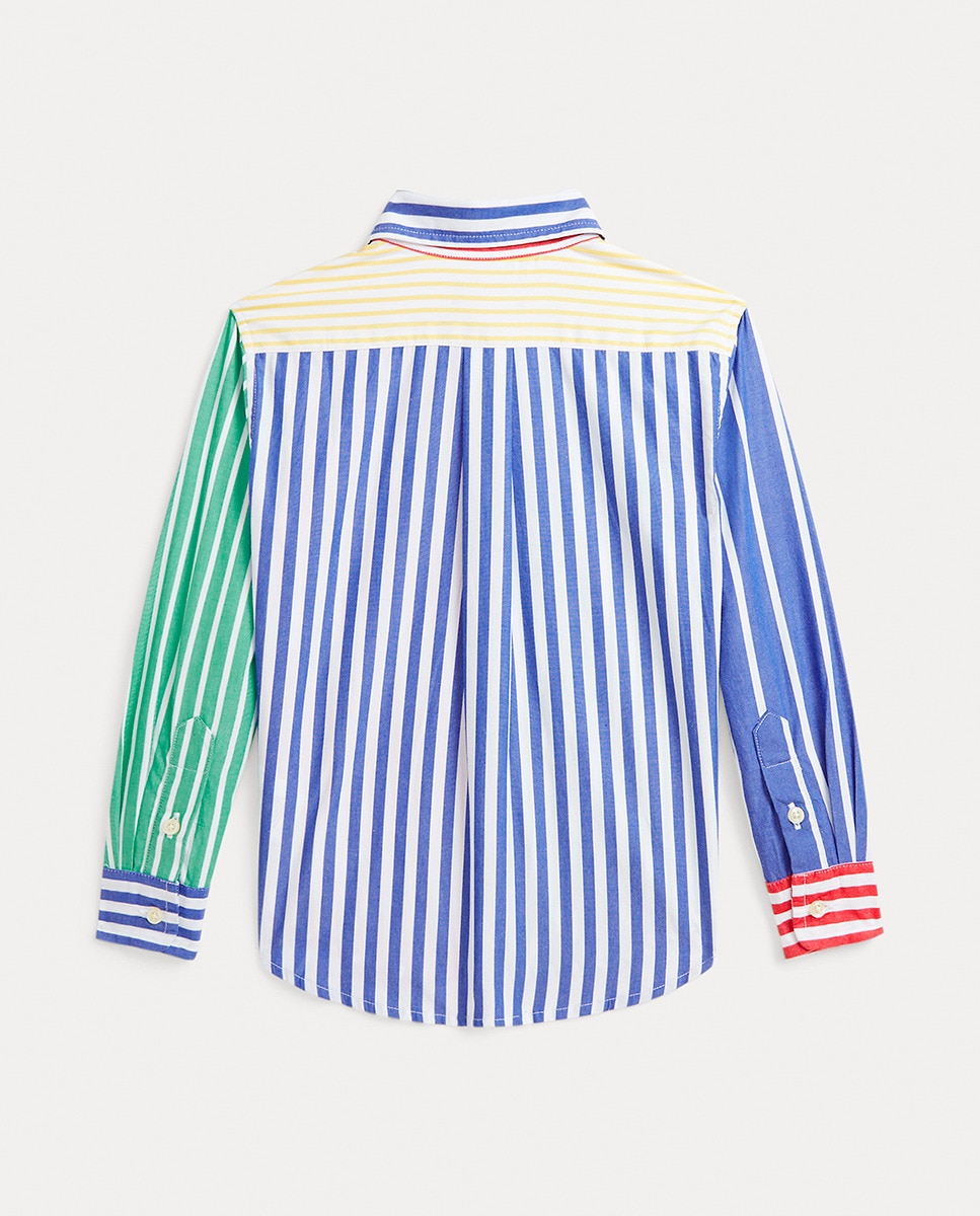 Camisa de Algodão com Manga Comprida Multicolor-2