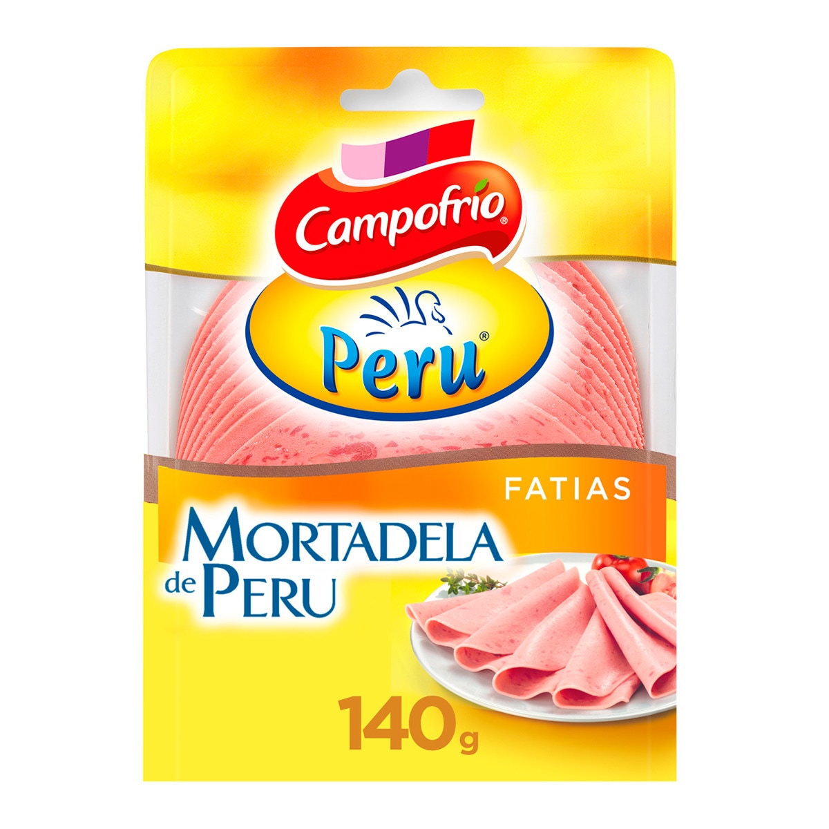 Mortadela de Perú em Fatias unidade 140 g