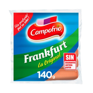 Salsichas Frankfurt embalagem 140 g - Campofrio