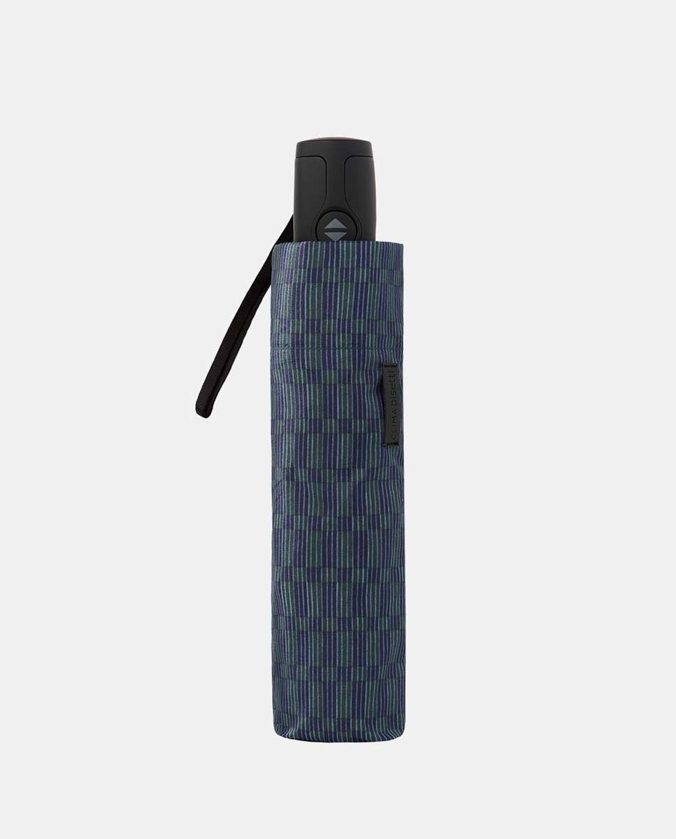 Guarda-Chuva Dobrável Abre e Fecha "Printed" com Sistema Windproof. Fabricado em Poliéster Reciclado e Reciclável. Verde-2