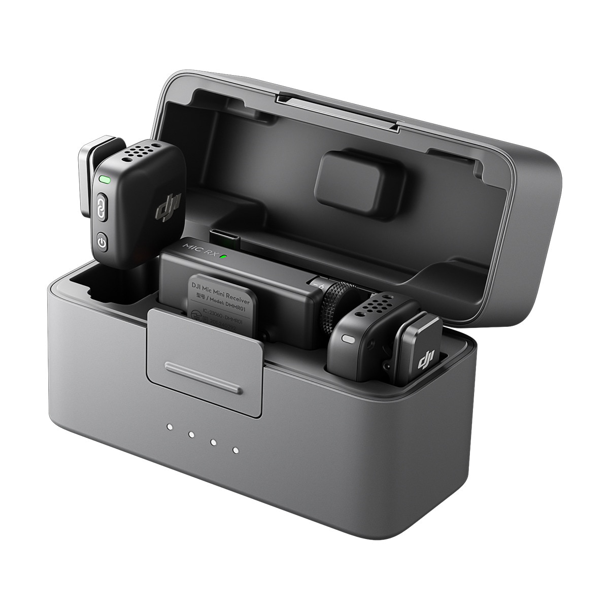 DJI Mic Mini (2Transmissores + 1 Receptor + Base de Carga) 1