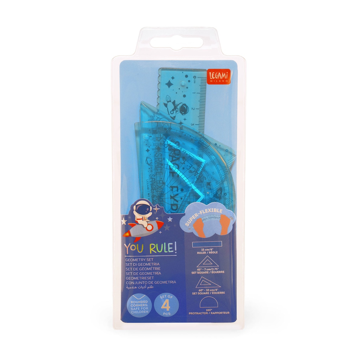 Set réguas Legami Space 4