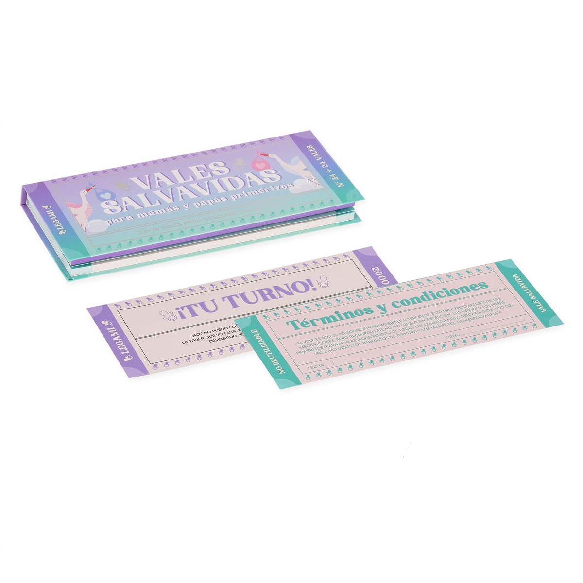 Talonario cupones Legami Nuevos Padres 3