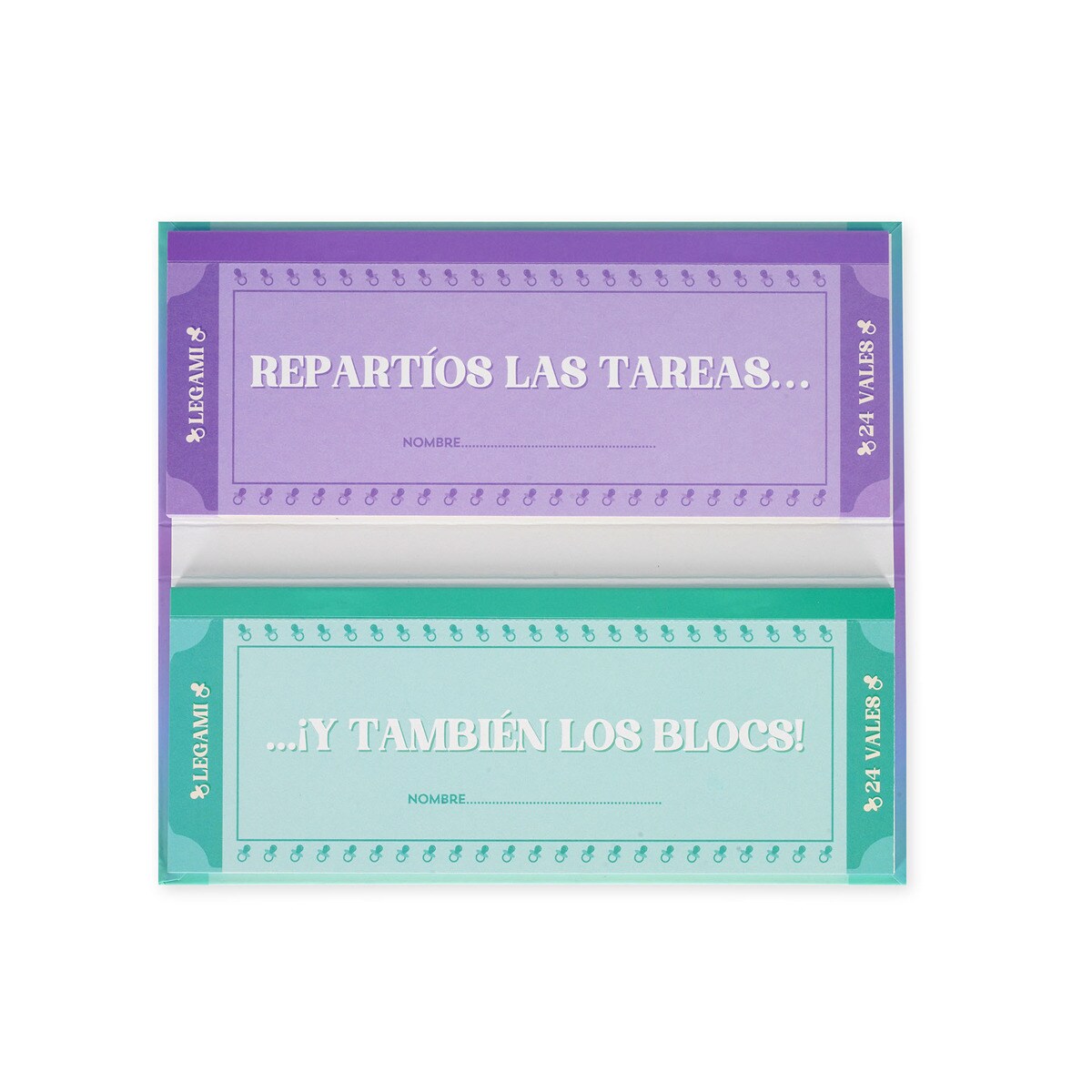 Talonario cupones Legami Nuevos Padres 2