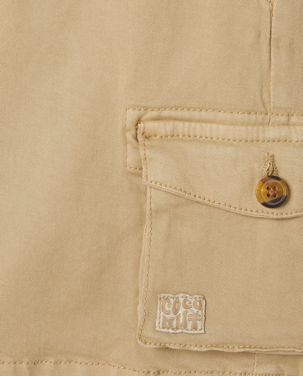 Bermudas Desportivas 730 Camel-5
