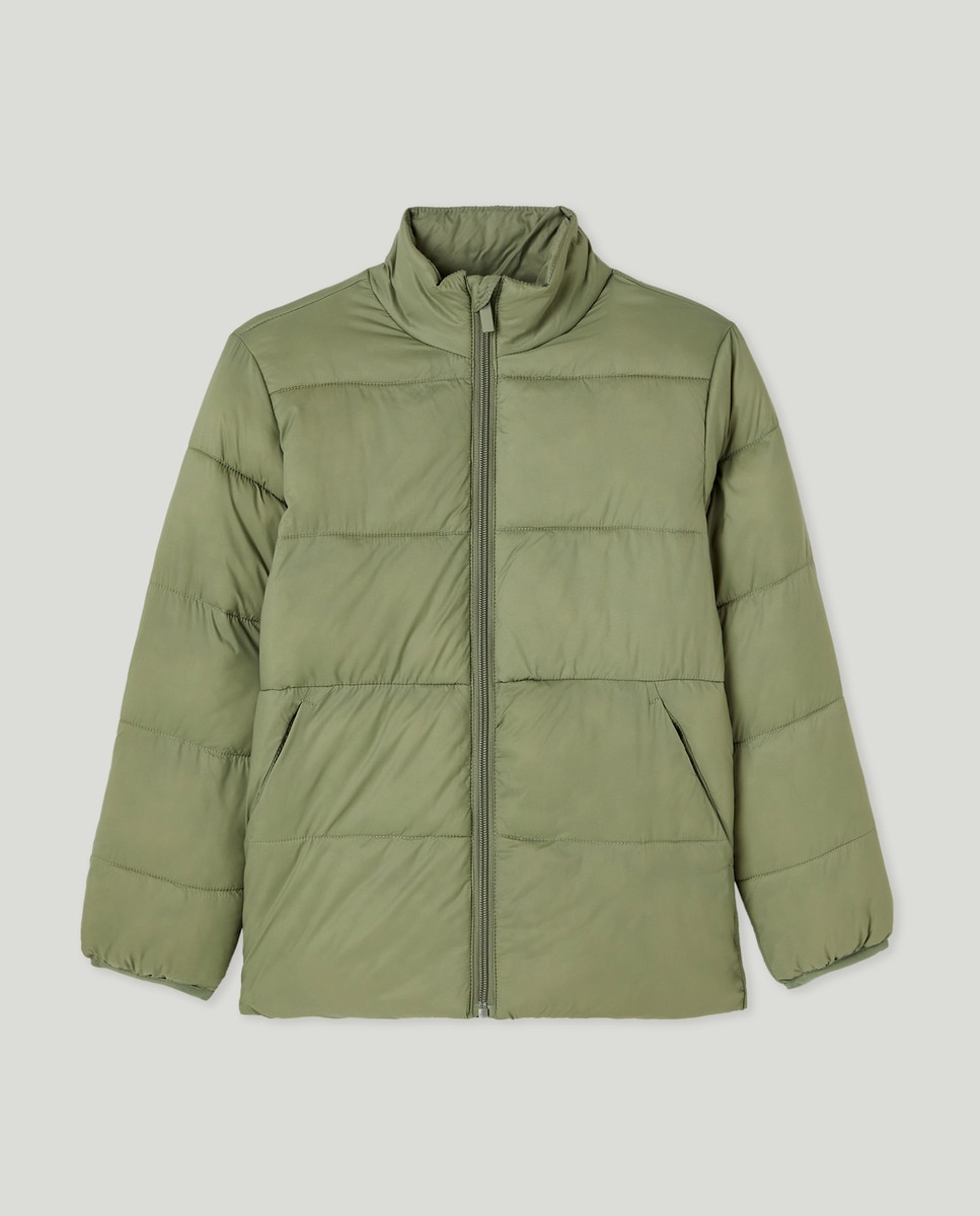 Abrigo de niño ultraligero reversible Kaki-1