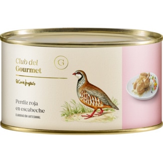 Perdiz Vermelha de Caça em Escabeche lata 500 g - Club Del Gourmet