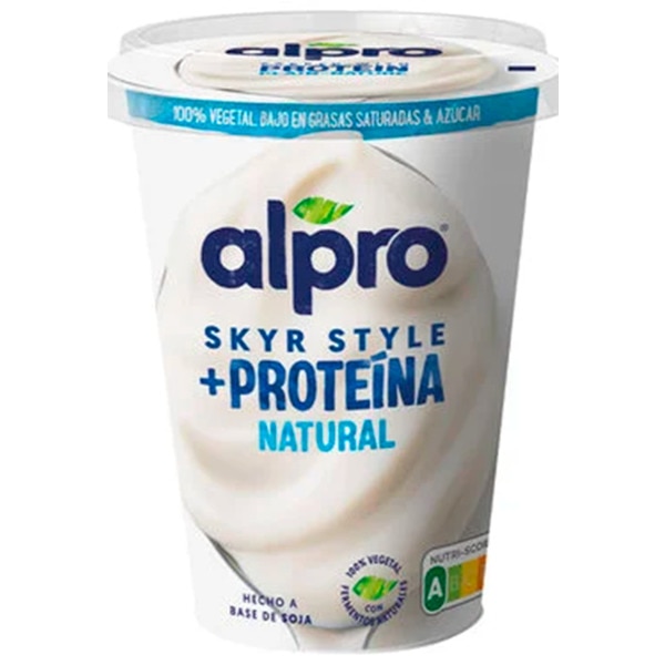 Skyr Soja Natural Vegan embalagem 400 g