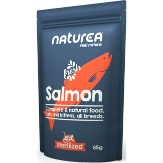 Alimento Húmido para Gato Salmão embalagem 85 g - Naturea