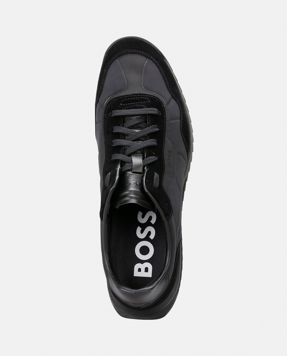 Sapatilhas Desportivas com Atacadores Preto-2