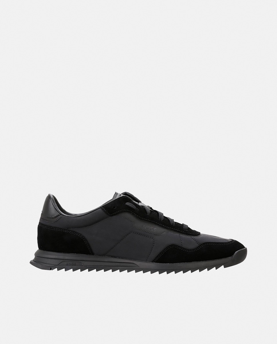 Sapatilhas Desportivas com Atacadores Preto-1