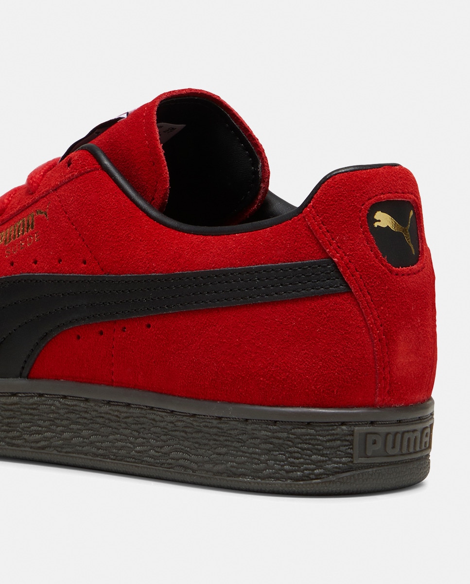Sapatilhas Suede Terrace Vermelho fogo-3