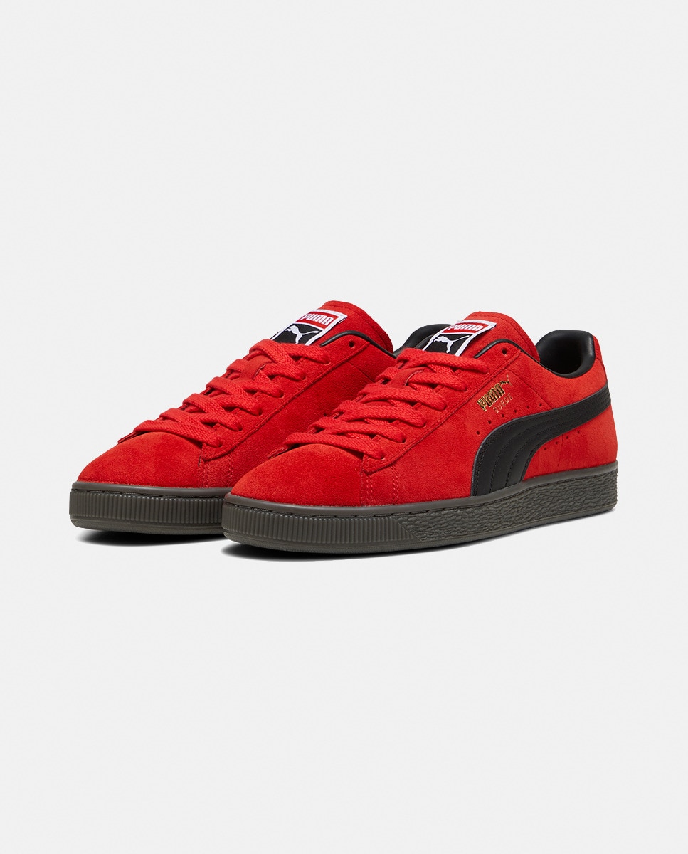 Sapatilhas Suede Terrace Vermelho fogo-2