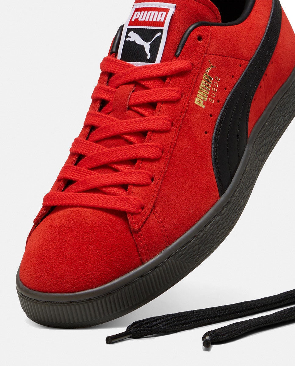 Sapatilhas Suede Terrace Vermelho fogo-6