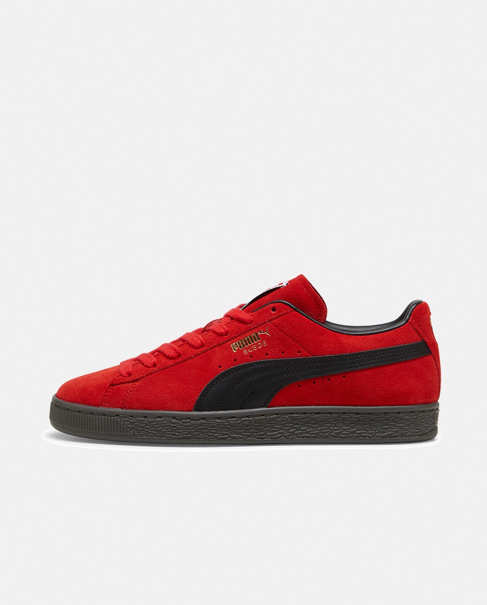 Sapatilhas Suede Terrace Vermelho fogo-5