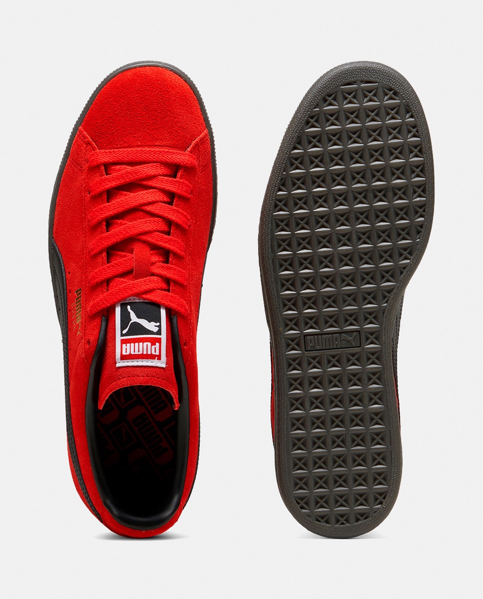 Sapatilhas Suede Terrace Vermelho fogo-4