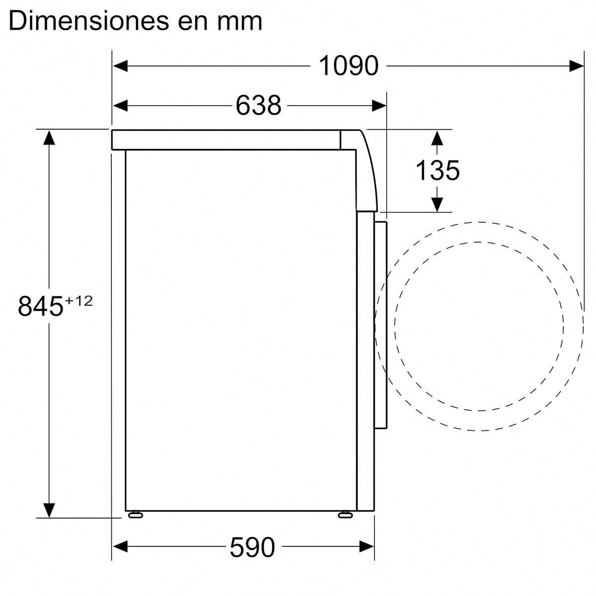 Lavadora Siemens 10 kg / 1400 rpm con autodosificación iQ700 - WG54B2A1ES Blanco-11