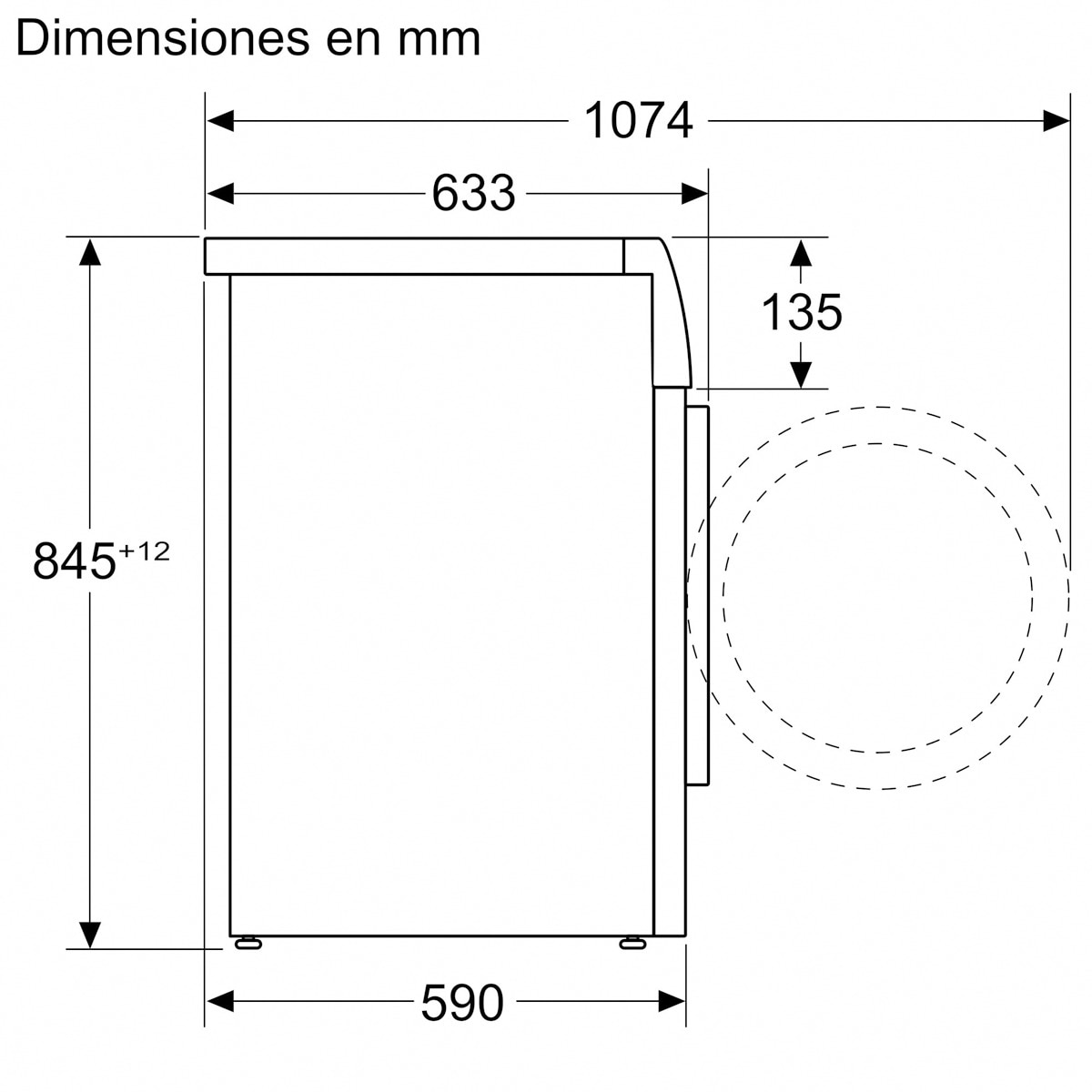 Lavadora Siemens 10 kg / 1600 rpm con autodosificación iQ500- WG56H2AXES Acero mate antihuellas-12