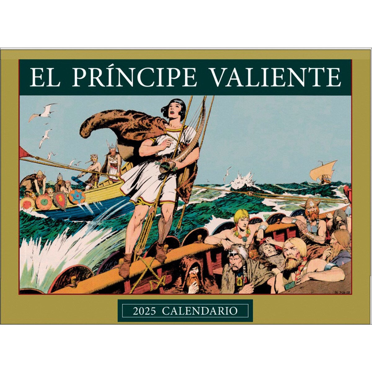 Calendario 2025 el principe valiente depared 1